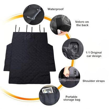Cargo Mat Liner for Hummer EV Accessories All Weather Rear Trunk Floor Mat Protection for 2024 2025 2026 Hummer EV SUV Cargo Liner for Dogs Heavy Duty 3D Nonslip Waterproof (SUV/A) - style: Style A
