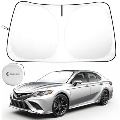 Car Sun Shade for 2018-2024 2025 2026 Toyota Camry Windshield Sun Shade, Sun Visor Windshield Screen Cover for Camry Front Window Sunshade Foldable Auto Interior Accessories UV Block - size: For 2018-2026 Toyota Camry