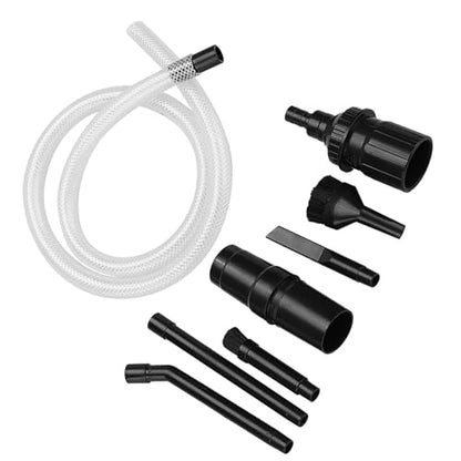 Zerone Universal Car Vacuum Cleaner Attachment Kit, 9-Piece Micro Vacuum Accessories Set with Flexible Dust Tool for Vehicle Detailing