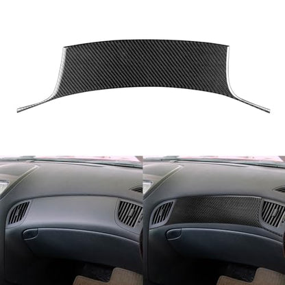 Car Decals Real Carbon Fiber Passenger Side Dashboard Trim Stickers Compatible with Hyundai Genesis Coupe 2013 2014 2015 2016 Interior Accessories - color: Co-pilot Cover Trim
