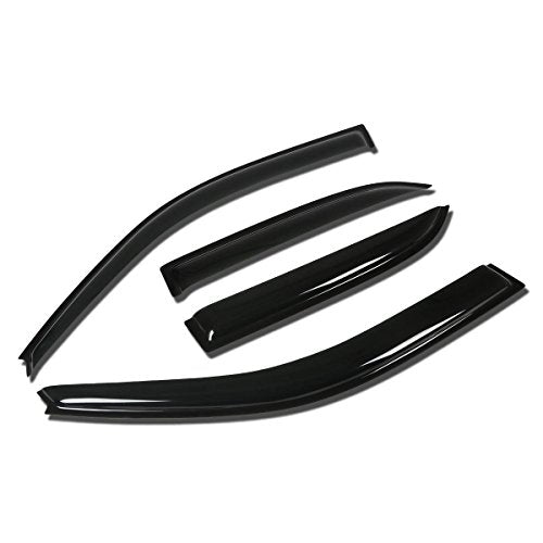 Auto Dynasty Rain Guards Tape-On Compatible with 1992-1996 Toyota Camry 4-Door, Acrylic Window Visor Deflector - size: 92-96 Toyota Camry 4-Door