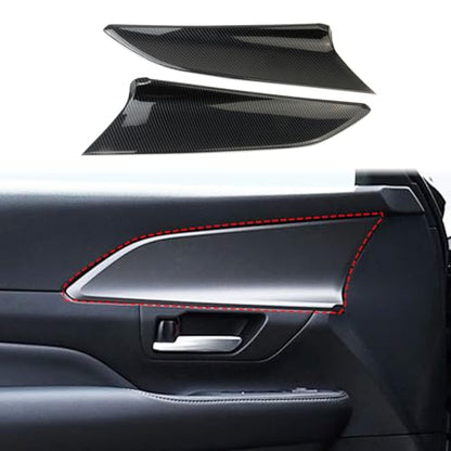 crosselec Carbon Fiber Style Interior Door Panel Trim Cover Accesssories for Toyota Grand Highlander 2024-2025