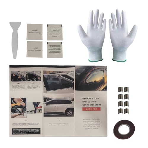 in-Channel Rain Guards 4-Piece Compatible with 2021 2022 2023 2024 2025 Hyundai Elantra Window Visors Side Window Deflectors Vent Visor Shield Shade - size: 2021-2025 Hyundai Elantra