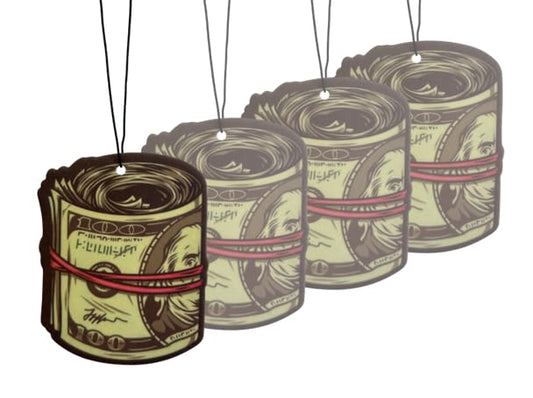 Funny Naughty Unique Car Air Fresheners Scented With Premium Oils By Fresh Fresheners (Money Roll) - color: Money Roll