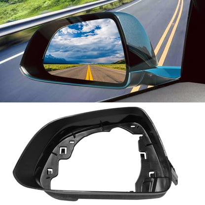 Jaronx Compatible with Tesla Model 3 Side Mirror Cover Housing 2017 2018 2019 2020 2021 2022 2023 2024 2025, Left Driver Door Wing Rearview Mirror Frame Cover Replacement for Tesla Model 3 Accessories - size: Model 3 Left