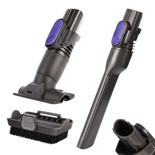 Vacuum Crevice Tool Brush Replacement Parts Compatible with Shark Pet Cordless Stick IX141 IZ162H IZ163H IZ362H IZ562H IZ140 IZ142 UZ145 Removable two-in-one Tool Brush Attachments for D-Shaped Vacuum - color: 2-in-1 brush + Slit brush