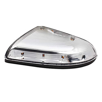 HERCOO LED Side Mirror Turn Signal Puddle Light Lamp Assembly Compatible with Dodge Ram 1500 2009-2018, Dodge Ram 2500 2010-2018, Ram 1500 Classic 2019-2022, Replacement for 68064948AA - size: Right-Clear