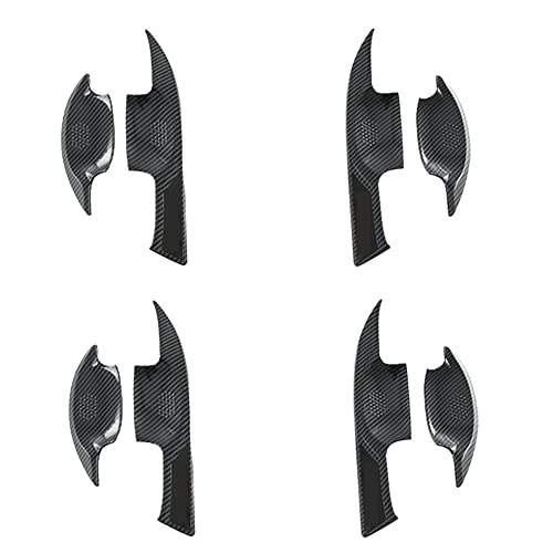Car Door Bowl Handle Anti-Scratch Protection Cover Carbon Fiber Compatible with Lexus NX 250 350 2022 8 PCS