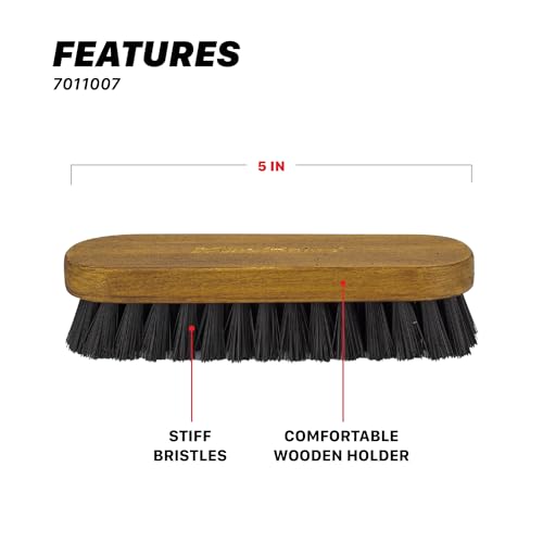 Maxshine Universal Leather & Upholstery Brush – Durable Nylon Bristles for Car Detailing – Ideal for Cleaning Seats, Carpets & Interior Surfaces – Gentle, Effective Detailing Tool