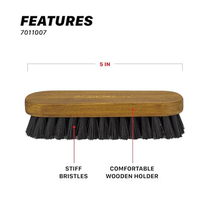 Maxshine Universal Leather & Upholstery Brush – Durable Nylon Bristles for Car Detailing – Ideal for Cleaning Seats, Carpets & Interior Surfaces – Gentle, Effective Detailing Tool