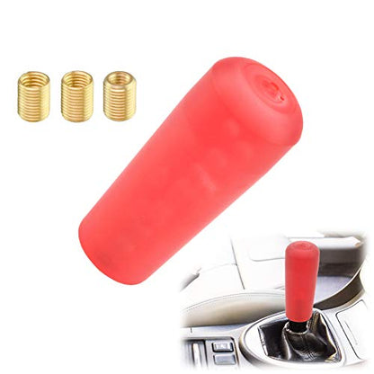 EZAUTO WRAP Red Shift Knob Stick Frosted Matte Crystal Bubble Long Throw Gear Shifter 10cm - color: Matte Red, size: 10cm