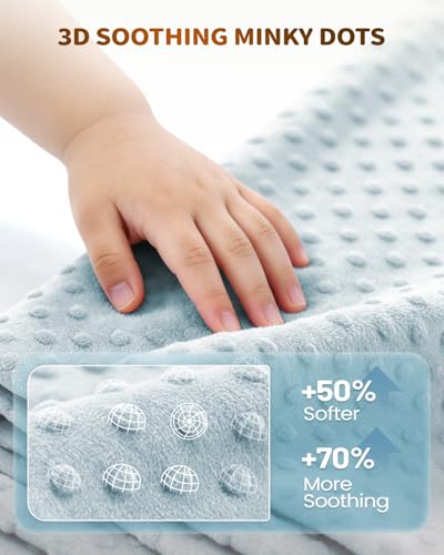 Memory Foam Kids Travel Pillow, Car Pillow for Kids, H-Shape Car Pillows for Sleeping, Removable Pillowcase, Adjustable, Velvet Dots, Blue - color: Velvet Dots Blue