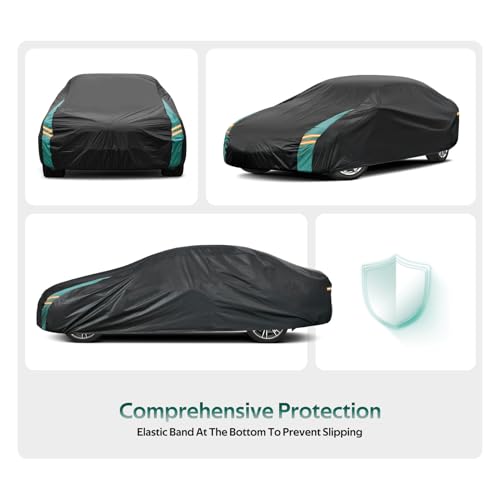 Car Cover Custom Fit for Chevy Camaro (1LS, 1/2/3 LT, LT1, 1SS, 2SS, ZL1), 1971-2025 Chevrolet Camaro Waterproof All Weather for Automobiles, Outdoor Full Cover Rain Sun UV Protection. - size: 5 Fit Camaro