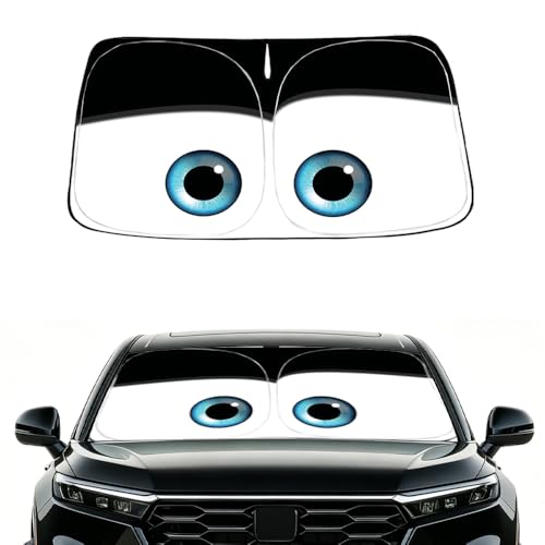 Gven Windshield Sun Shade for Honda CRV 2023-2025 2026 Honda CR-V Accessories Car Shades Front Windshield Sunshades UV Heat Protector (Honda CRV) - color: Black, size: Honda CRV