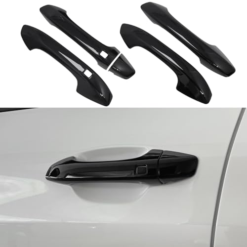 YINGTUU for Kia K5 2020 2021 2022 2023 2024 2025 Accessories Car Door Handle Cover Sport Trims Exterior Protection with Smart Keyhole - color: Door Handle Cover Black