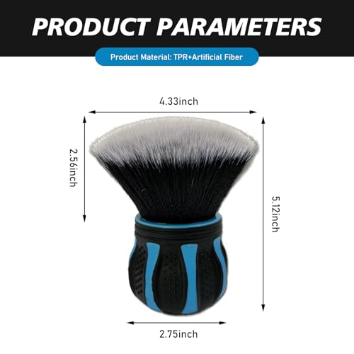 Car Detailing Brush, Interior Brush Accessories, Soft Bristles Beauty Tools with Storage Rack, Universal for Most Cars (Blue)