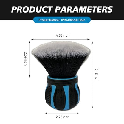 Car Detailing Brush, Interior Brush Accessories, Soft Bristles Beauty Tools with Storage Rack, Universal for Most Cars (Blue)