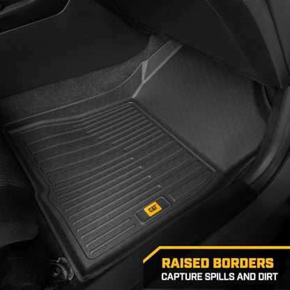 CAT® JustFit™ 3D Custom Fit Floor Mats for Toyota RAV4 2019 2020 2021 2022 2023 2024 2025 - (Not Fit Hybrid) Heavy Duty Car Floor Liners Protection Laser Measured, Toyota RAV4 Accessories - style: Toyota RAV4 (2019-2025)