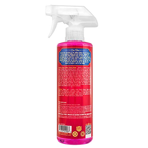 Chemical Guys AIR22816 Air Freshener & Odor Eliminator, Fresh Cherry Blast Premium, 16 fl. oz - size: 16 Fl Oz (Pack of 1), style: Cherry Blast