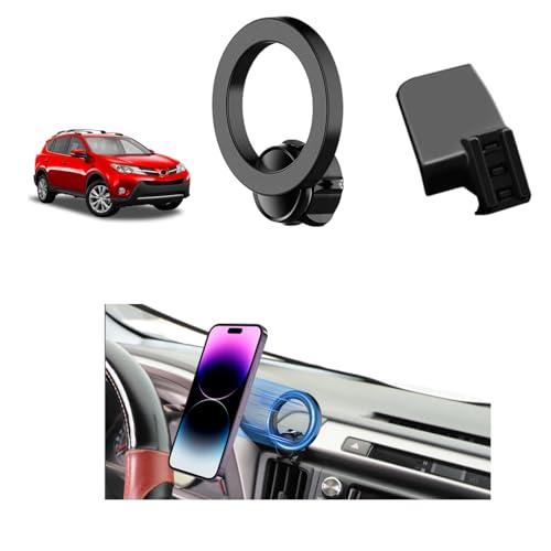 PZK Car Phone Mount for Toyota RAV4 2013-2015 2016 2017 2018 Accessories Custom Air Vent Compatible with Magsafe Phone Holder Hands Free 360° Rotation Cell Phone Automobile Cradles - color: Magsafe, size: RAV4 2013-2018