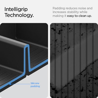 Spigen Non-Slide Center Console Organizer (Expanded Capacity) for Tesla Model Y Juniper (Only Premium & Performance 2025/26) and Model 3 Highland (Standard, Premium & Performance 2024/25/26) - size: Center Console Organizer (Expanded)