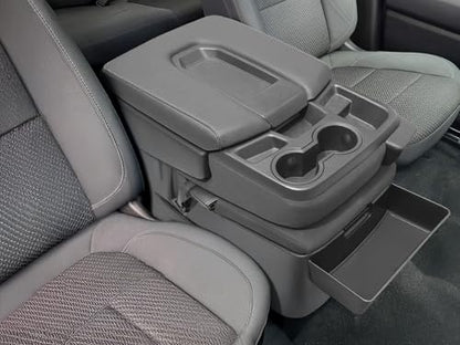 JKCOVER Center Console Hanging Organizer Box Compatible with 2019-2026 Chevy Silverado/GMC Sierra 1500 and 2020-2026 Chevrolet Silverado/Sierra 2500HD 3500HD Accessories(Split-Bench Folding Seat Only) - color: Hanging Organizer