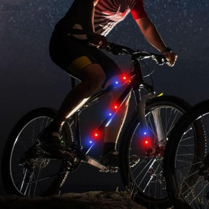 2Pack Solar Simulated Dummy Warning Lamp, Mini Anti-Theft LED Red Blue Flashing Alarm Security Car Fake Alarm Lamp,Automotive Interior Emergency Strobe Light for Bike Car Night Driving