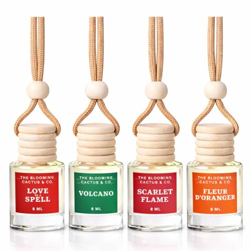 4 Pack Air fresheners | Long lasting car air fresheners, Hand-made in USA | Small room diffuser | Small Business Woman Owned. (8 ml Delightful & Elegant Pack Mix) - style: 8 ml Delightful & Elegant Pack Mix
