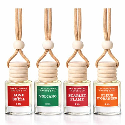 4 Pack Air fresheners | Long lasting car air fresheners, Hand-made in USA | Small room diffuser | Small Business Woman Owned. (8 ml Delightful & Elegant Pack Mix) - style: 8 ml Delightful & Elegant Pack Mix