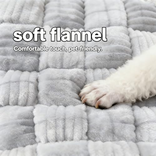 59"x27.6" Thickened Backseat Dog Bed Mat, Upgraded Non-Slip Pet Car Seat Blanket with Laundry Bag, High-Resilience PP Cotton, Washable, for Backseat Extenders & Seat Covers, Gray - color: Grey