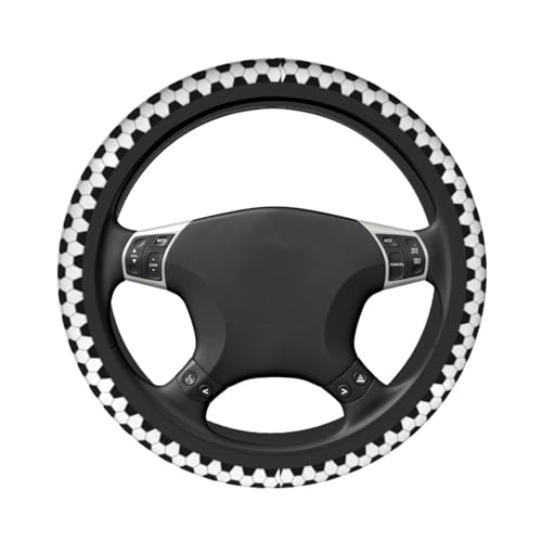Football Steering Wheel Covers Non Slip Neoprene Universal 15 Inch Steering Wheel Protector Car Cover for Men Women - color: Football