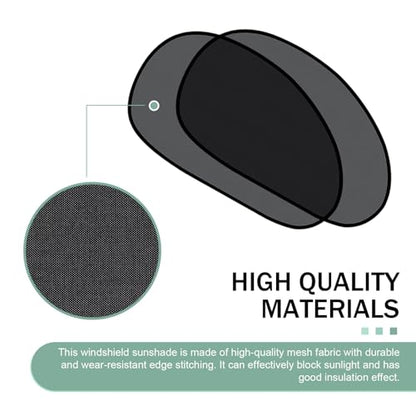2PCS Universal Auto Window Shade, Car Sunshade, Baby Side Window Car Sun Shades, Blocks Over 98% of Harmful UV Rays, Provides Glare and UV Protection