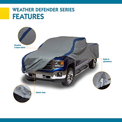DUCKCOVERS Weather Defender Pickup Truck Cover, Fits Extended Cab Standard Bed Trucks up to 20 ft. 9 in. L - size: 249"l X 60"h