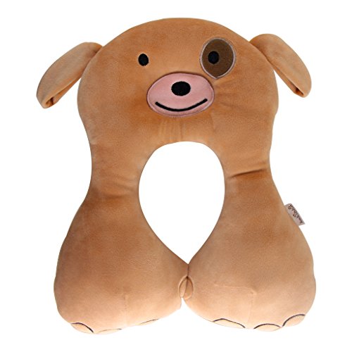 KAKIBLIN Baby Neck Pillow, Upgraded Baby Support Pillow,Head Pillows for Carseat, Newborn Neck Support for Car Seat, Stroller, Pushchair,Travel(Brown) - color: Brown