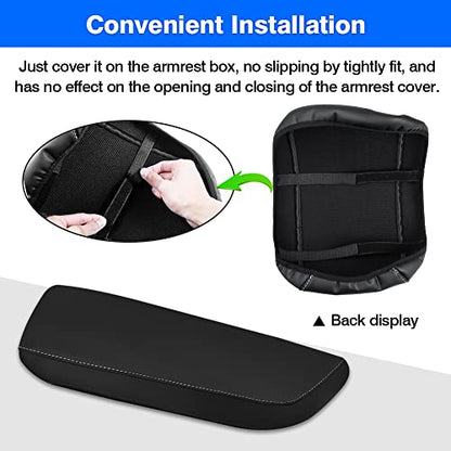 Autorder Center Console Cover for 2022 2023 2024 2025 Lexus NX NX 250/NX 350/NX 350h/NX 450h+ Accessories Armrest Cover Anti-Scratch Leather Middle Console Pad Armrest Protector - size: 2022-2025 Lexus NX