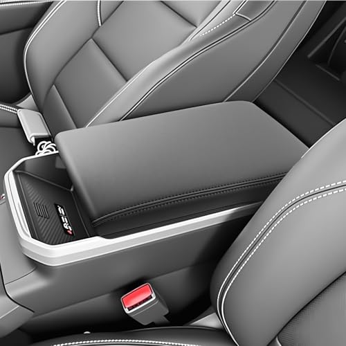 SKTU for 2025 2026 GMC Terrain Center Console Cover for 2025 2026 GMC Terrain (Elevation/AT4/Denali) Armrest Cover GMC Terrain 2025 2026 Accessories 2025 2026 Terrain Soft Console Cushion-Durable - color: For 2025 2026 Terrain