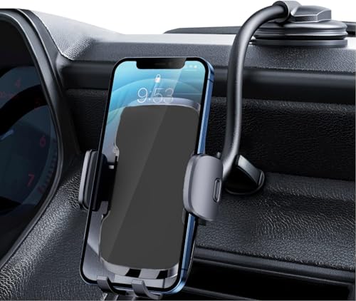 TICILFO Phone Holders for Your Car [Gooseneck Flexible] Phone Stand for Car Dashboard Windshield Automotive Accessories [Strong Suction Cup] Cell Phone Car Mount for All iPhone Android Smartphone - style: Gooseneck