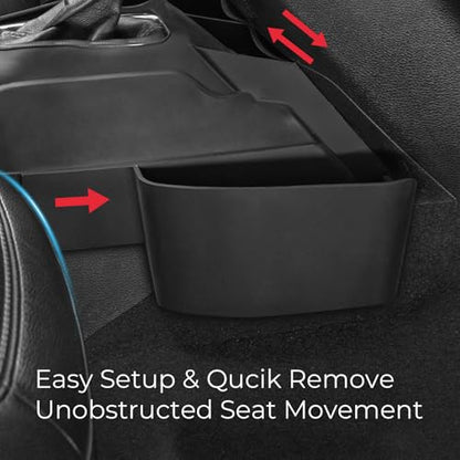 Center Console Organizer with Cup Holder Insert for 2018-2023 Jeep Wrangler JL Gladiator JT 2020-2025, Non-Slip Silicone Center Console Tray