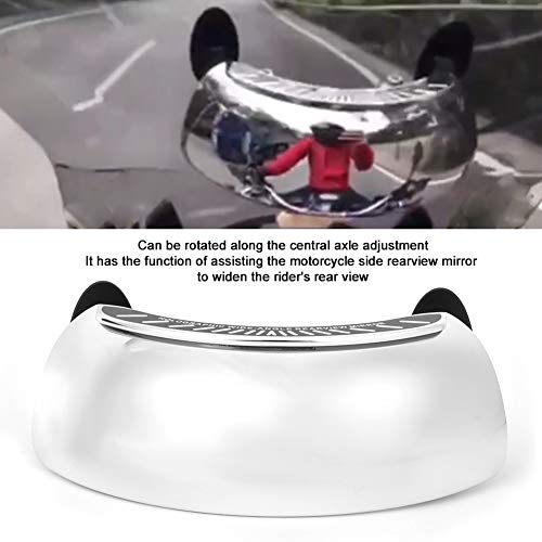 Motorcycle Blind Spot Rear Mirror Motorcycle Wide Angle Rear View Mirror 180° 180 Degree Motorcycle Safety Mirror For Motorcycle Windshield