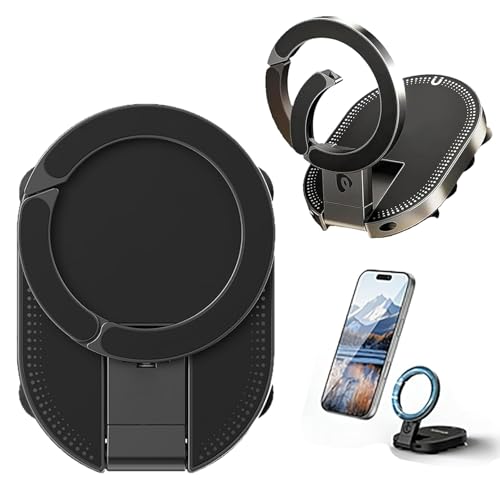 3-in-1 Suction Magnetic Phone Holder,2026 New Foldable & 360°Rotatable Phone Holder, Universal Portable Phone Stand for Car Dashboard, Gym, Kitchen, Office (1PCS)