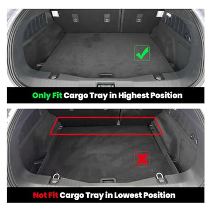 LASFIT Floor Mats and Trunk Mat for Ford Mustang Mach-E 2026 2025 2024 2023 2022 2021 (Cargo Floor in Top Position) All Weather TPE Car Liners, 1st & 2nd Row & Cargo Liner, 4pcs Black - style: 5) 2021-2025 | Ford Mustang Mach-E | Combo Set
