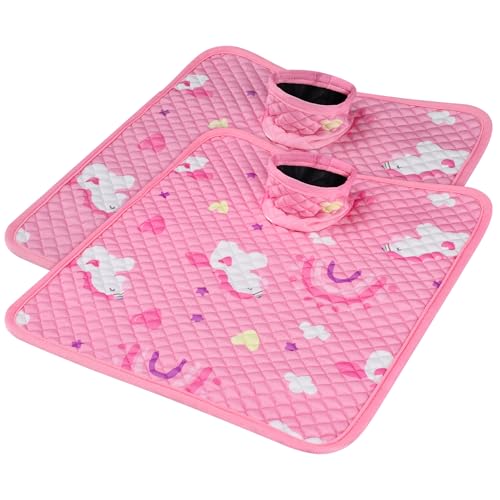 Car Seat Protector for Potty Training, 2 Pack Waterproof CarSeat Liner Toilet Training for Baby Infant Toddler, Dry Seat Piddle Pads Cover for Strollers (Pink) - color: Pink-2pcs