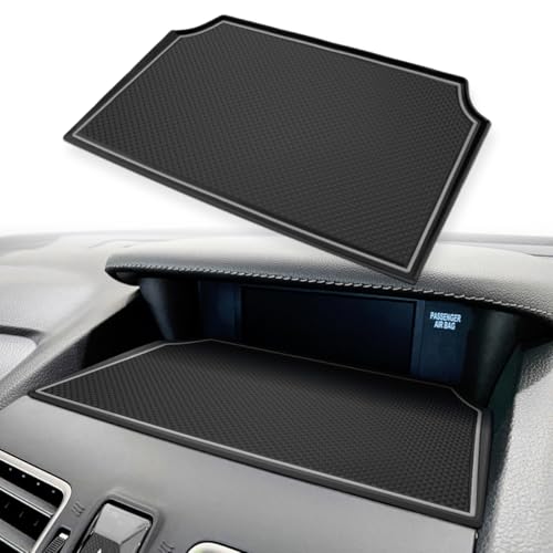 Auovo Dashboard Mats Compatible with Subaru Crosstrek Accessories 2012-2017 Forester 2014-2018 XV Impreza 2012-2016 Car Interior Silicone Dash Pad Liner Tray (Gray Trim) - color: Gray, size: 2012+ a Version