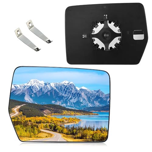 BDFHYK Mirror Glass Compatible With 2004-2010 F-150 Convex rear view mirror with backing plate, Replaces 4L3Z17K707AB (Right Side) - size: Right Passenger Side, style: 2005-2010 F-150