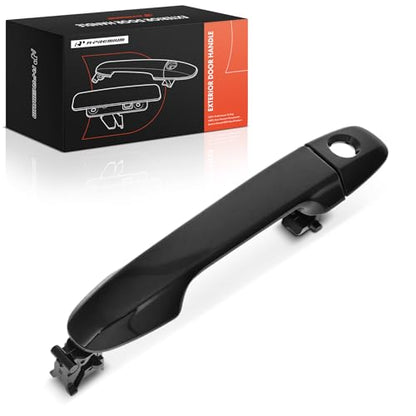 A-Premium Front Driver Side Exterior Door Handle with Keyhole Cover Compatible with Toyota Camry 12-17, Yaris 12-19, C-HR 18-19, 86 18-20, Prius C & Scion FR-S, iM & Subaru BRZ, Carbon Fiber Look