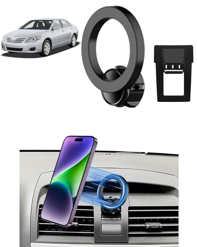 PZK Car Phone Mount for Toyota Camry 2007 2008 2009 2010 2011 Accessories Custom Air Vent Car Phone Holder Compatible with Magsafe Hands Free 360° Rotation Cell Phone Automobile Cradles - color: Magsafe, size: Camry 2007-2011