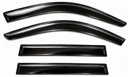 2024-2026 Tape-On Rain Guards for Mazda CX-90 & CX-70 Side Window Visor Deflectors Turbo S Select Preferred Plus Premium Tinted Vent Shades CX90 CX70 2025 - size: For Mazda CX-90 & CX-70 2024-2026