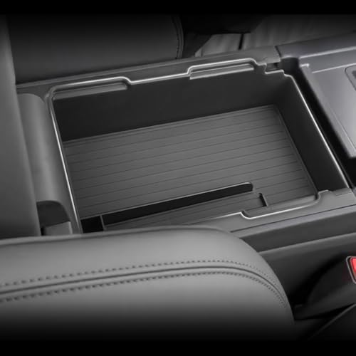 SXCY for 2024 2025 Acura ZDX Center Console Organizer 2024 2025 ZDX Center Console Tray 2024 2025 ZDX Accessories 2024 2025 ZDX Console Organizer ABS Console Storage - color: 2024 2025 Acura ZDX Black