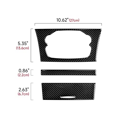 Car Air Conditioning A/C Panel Decals for 2015-2023 Chrysler 300 / 300C / 300S / Limited/Touring Accessories Interior Stickers - color: Center Control Panel