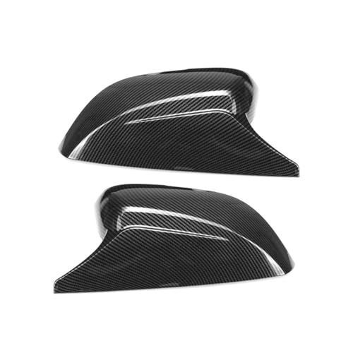 1 Pair Rear View Side Mirror Cover Door Mirror Caps Compatible with Nfiniti Q50 Sedan Q60 Q70 QX30 2014-2020 (Carbon Fiber Look)